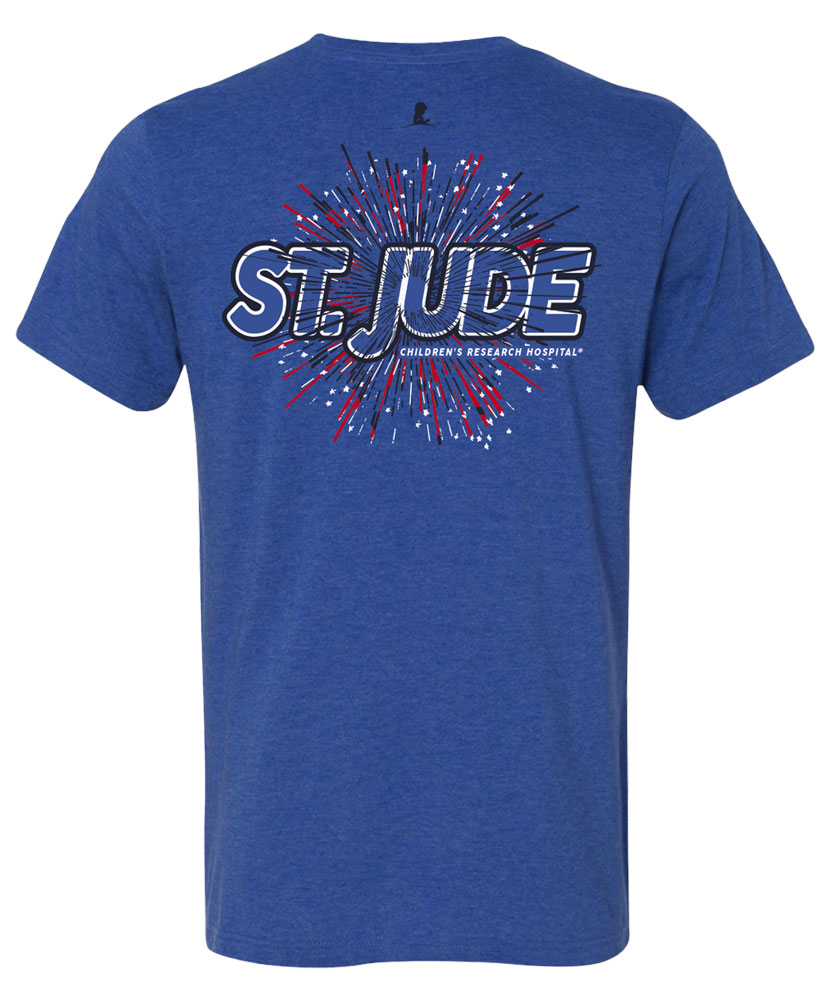 St. Jude Fireworks Jersey Pocket T-Shirt
